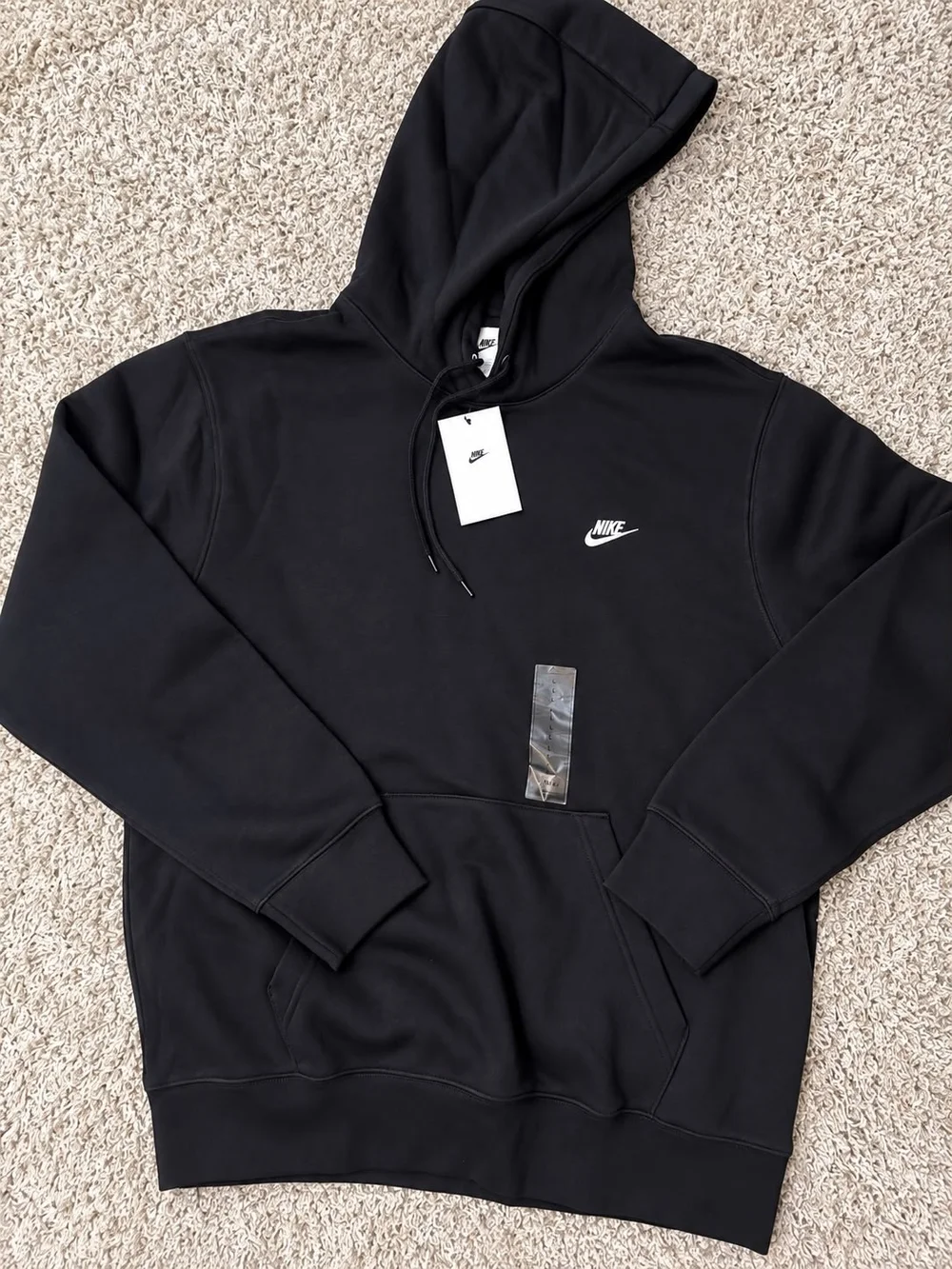 Nike Sportswear Black Hoodie & Shorts Set Men’s L/XL
